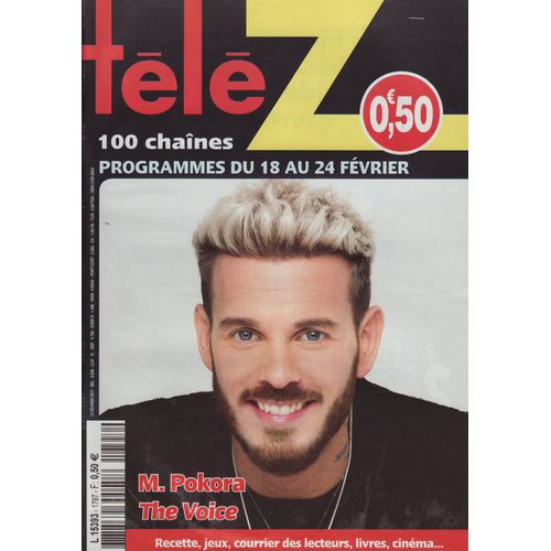 Télé Z / 13-02-2017 N°1797 : Matt / M Pokora (1/4p)