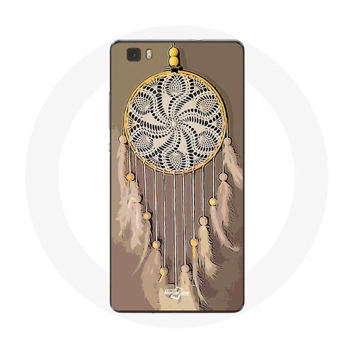 Coque Pour Huawei P8 Lite Attrape Rêve Marron Capteur De Rêves