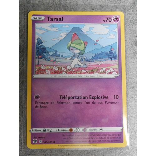 Carte Pokemon Tarsal 060/189 - Eb10 - Astres Radieux - Vf
