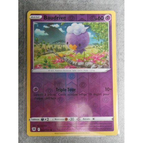 Carte Pokemon Baudrive Reverse 063/189 - Eb10 - Astres Radieux - Vf