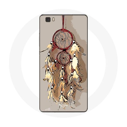 Coque Pour Huawei P8 Lite Attrape Rêve Marron