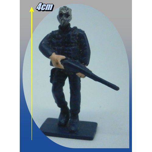 Figurine Diorama - Soldat Avec Un Fusil À Pompe - 4cm