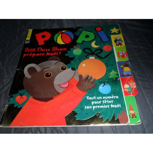 Popi Petit Ours Brun Prepare Noel 352