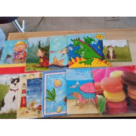 Lot De 10 Serviettes En Papiers Differentes Chats Macarons Jouet ..