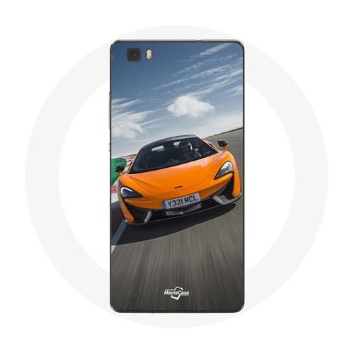 Coque Pour Huawei P8 Formule 1 Mclaren Orange