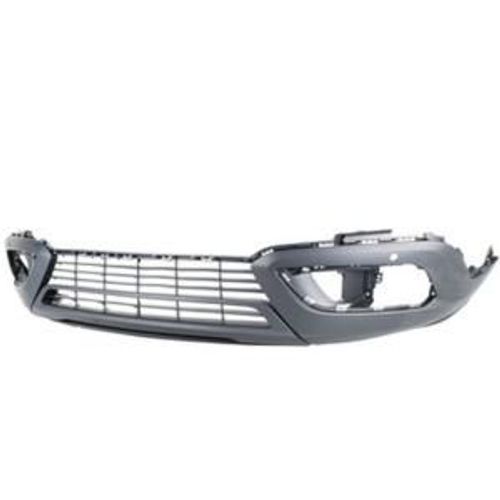 Pare Chocs Avant Inférieur Pour Opel Crossland X, 2017-2020, 2 Trous Radar, Noir, Neuf