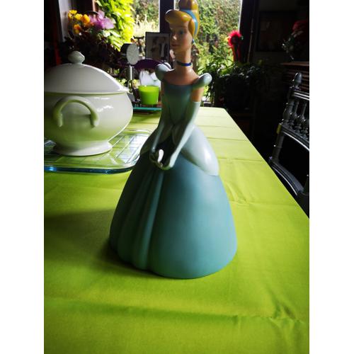 Figurine Cendrillon Copyright Disney Hauteur 25 Cm Base 14.50 Cm - Fonction Tirelire ( Sans Bouchon À La Base )