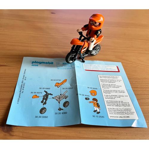 Dioramas Playmobil: Playmobil - ref 4698 - Boite Enfant et motocross