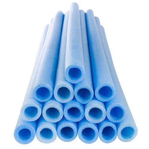 Arebos 16x Tubes En Mousse Pour Trampoline | Rembourrage Pour Tubes | 84 Cm | Mousse Pour Barre De Filet | Bleu | Pour 8 Barres | Personnalisable