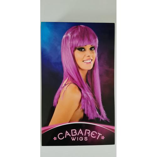 Perruque Violette Cabaret Wigs Wolnash Taille Unique (Tu)