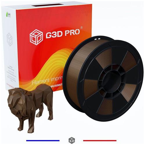 Filament 3D GROSSISTE3D PLA, 1,75mm, Cuivre Copper, Bobine, 1 kg