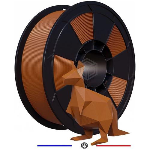 Filament 3D GROSSISTE3D PLA, 1,75mm, Marron, Bobine, 1 kg