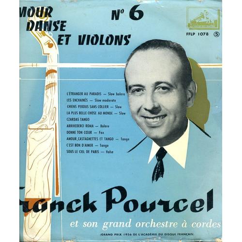 Franck Pourcel : Amour, Danse Et Violons [N°6] (Vinyle 25 Cm Édité Chez "La Voix De Son Maître")