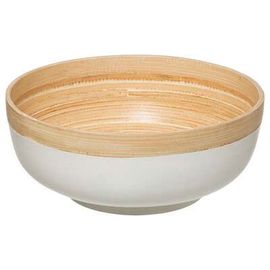 Saladier Bambou Blanc