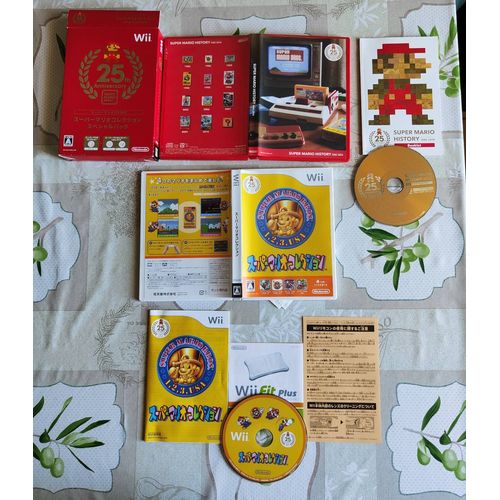 Coffret Wii - Super Mario All Stars - Édition 25th Anniversary - Import Jap