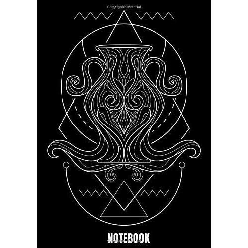 Notebook: Astrology Logbook, Astrological Sign Aquarius, Daily Notepad Zodiac Sign, 100 Pages Large Format. Design Star Symbol, Personal Horoscope Planner.