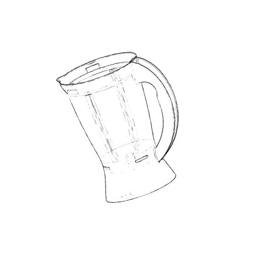 Bol blender (mixeur) nu Robot ménager (MS-5975709 SS-989942 MOULINEX)