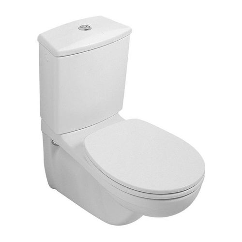O.novo, Cuvette à fond creux, 355 x 680 mm, modèle suspendu, sortie horizontale, En porcelaine sanitaire Blanc CeramicPlus