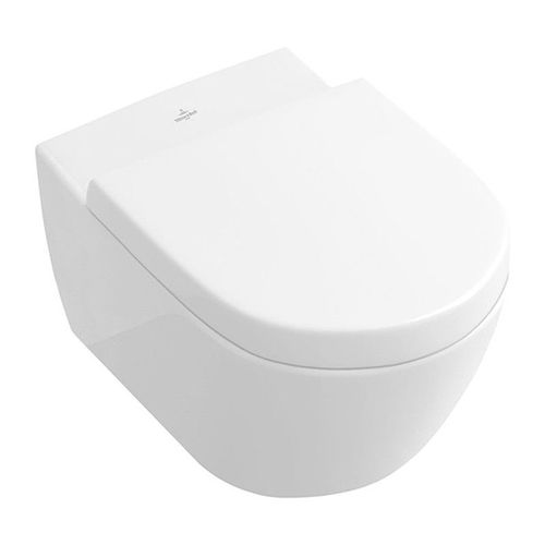 Cuvette Subway 2.0370 x 560 mm, modèle suspendu, sortie horizontale, En porcelaine sanitaire, NF Blanc CeramicPlus