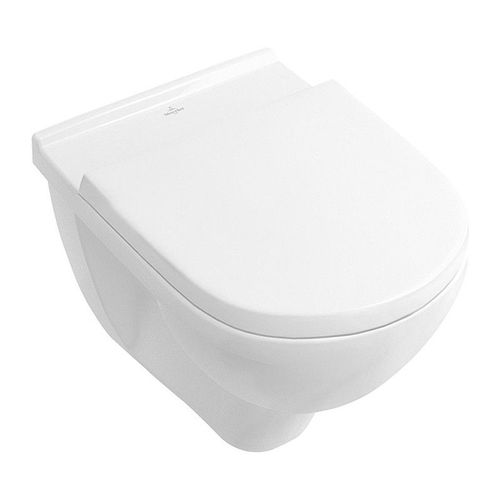 Cuvette à fond creux, 360 x 560 mm, modèle suspendu, sortie horizontale, En porcelaine sanitaire, NF Blanc