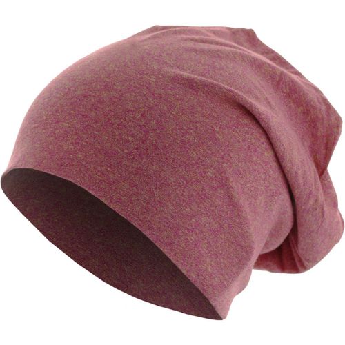 Urban Classics Heather Jersey Beanie - Magenta