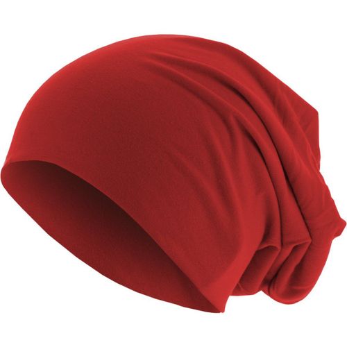 Urban Classics Jersey Beanie - Maroon
