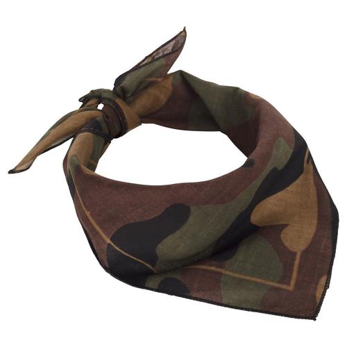 Urban Classics Bandana Neck Scarf Face Head Mask Wood Camo