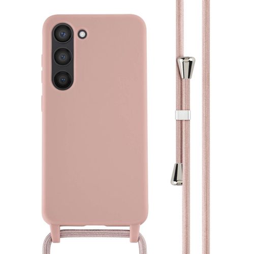 Imoshion ¿Coque En Silicone Avec Cordon Samsung Galaxy S23 Sand Pink