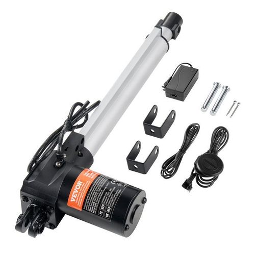 Kit actionneur linéaire 250 mm -VEVOR- Actionneur Linéaire 220 lb/1000 N pour Levage TV/Table/Canapé
