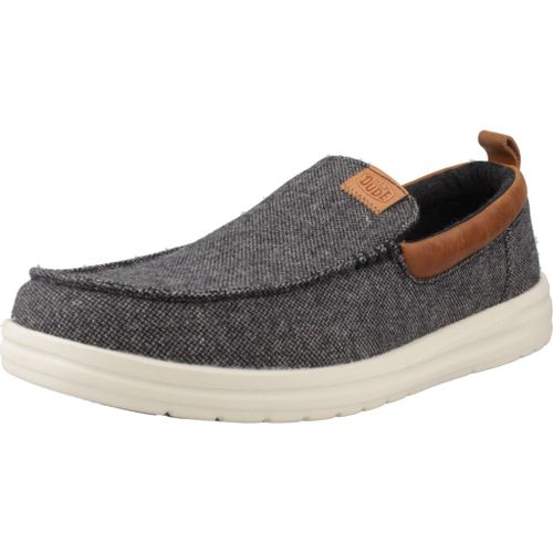 Hey Dude Grip Moc Wool Colour Bleu