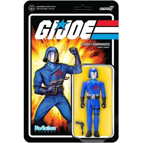 Super7 - G.I. Joe Reaction Figures Wave 1a - Cobra Commander [] Action Figure