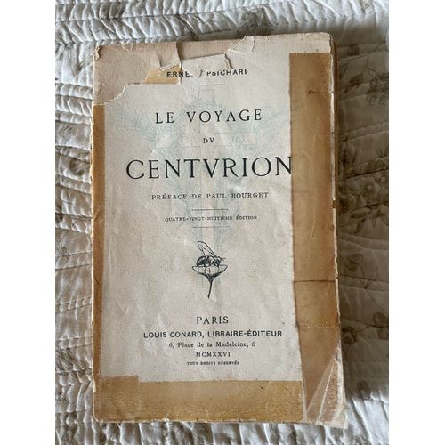 Le Voyage Du Centurion, Ernest Psichari, Louis Conard Libraire Editeur