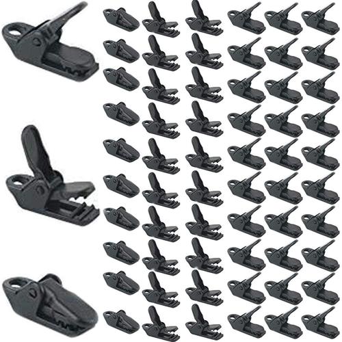 Clips De Bâche, Petits Clips De Support De Bâche De Type Clip, Clips D'auvent Coupe-Vent, Clips D'auvent De Camping, D'extérieur 100pcs