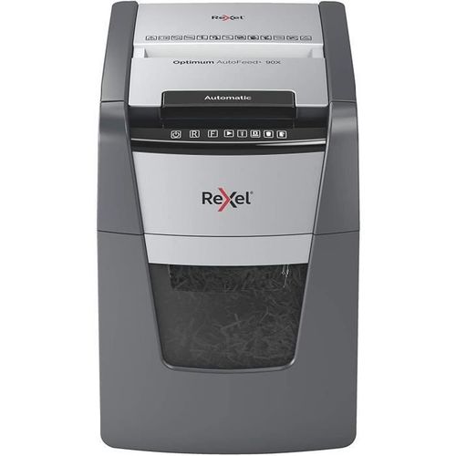 Auto+ 90x ? Destructeur Automatique Coupe Croisée Sécurité P4 Cap 90 Feuilles 34 Litres