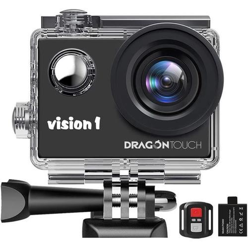 Dragon Touch Caméra Sport 1080P Action Caméra Caméscope Etanche