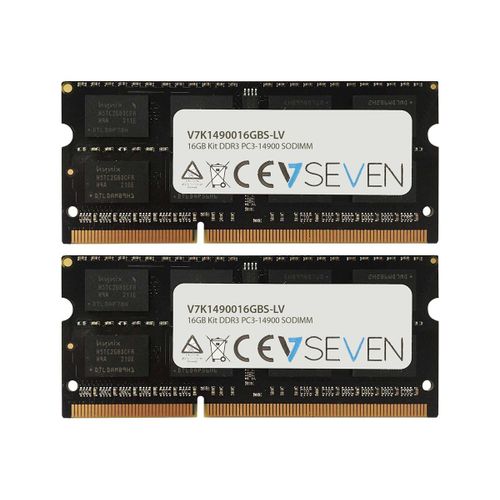 V7 - DDR3 - kit - 16 Go: 2 x 8 Go - SO DIMM 204 broches - 1866 MHz / PC3-14900 - CL9 - 1.35 V - mémoire sans tampon - non ECC