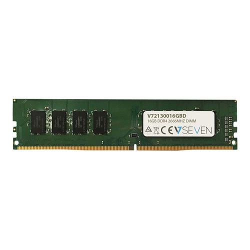 V7 - DDR4 - module - 16 Go - DIMM 288 broches - 2666 MHz / PC4-21300 - 1.2 V - mémoire sans tampon - non ECC