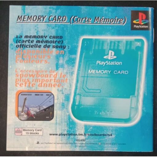 Cool Boarders 4 - Jeu PS1 PlayStation 1 PAL Français - Bon état Sans Manuel - Édition 989 Studios