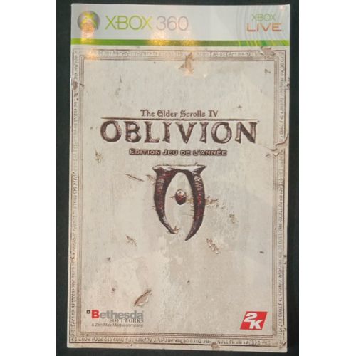 The Elder Scroll Iv "Oblivion" Edition Jeu De L'année - Notice Officielle - Microsoft Xbox 360