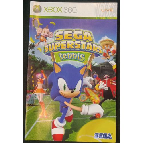 Sega Superstars Tennis - Notice Officielle - Microsoft Xbox 360