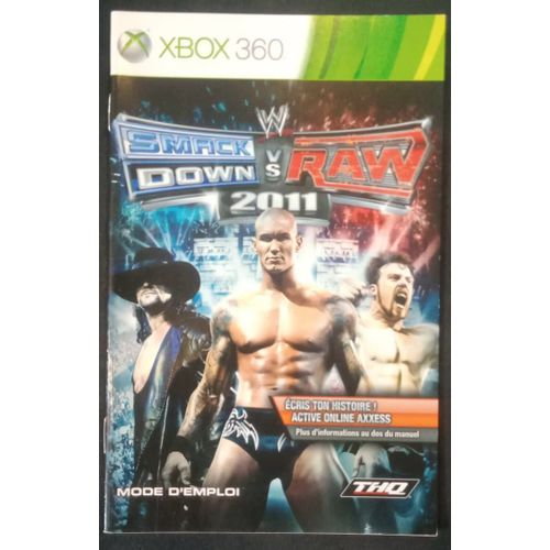 Smackdown Vs Raw 2011 - Notice Officielle - Microsoft Xbox 360