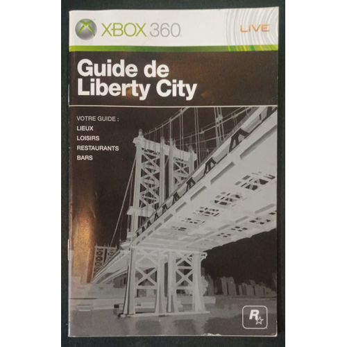 Guide De Liberty City - Notice Officielle - Microsoft Xbox 360