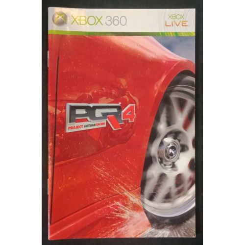 Pgr 4 "Project Gotham Racing" - Notice Officielle - Microsoft Xbox 360