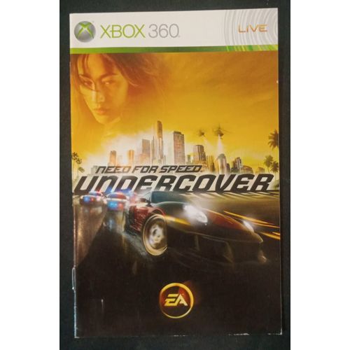 Need For Speed Undercover - Notice Officielle - Microsoft Xbox 360