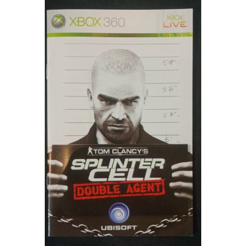 Splinter Cell Double Agent - Notice Officielle - Microsoft Xbox 360