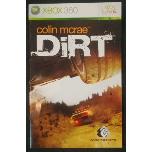 Colin Mcrae Dirt - Notice Officielle - Microsoft Xbox 360