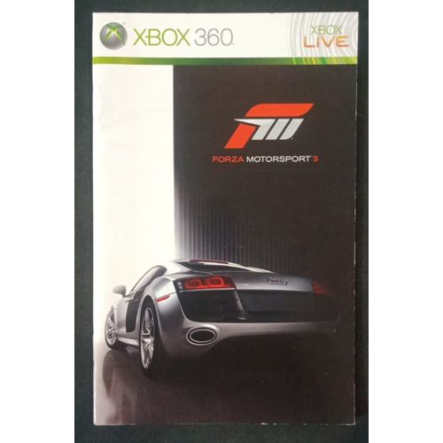 Forza Motosport 3 - Notice Officielle - Microsoft Xbox 360