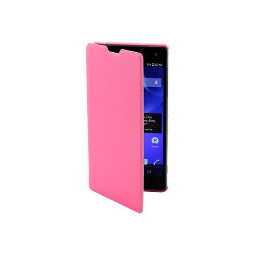 Muvit Easy Folio - Étui À Rabat Pour Téléphone Portable - Rose - Pour Sony Xperia Z2