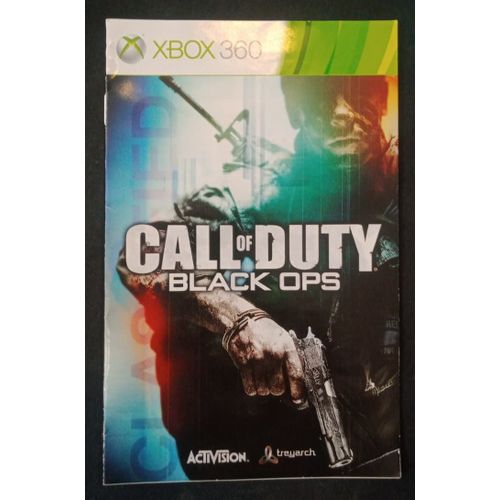 Call Of Duty Black Ops - Notice Officielle - Microsoft Xbox 360
