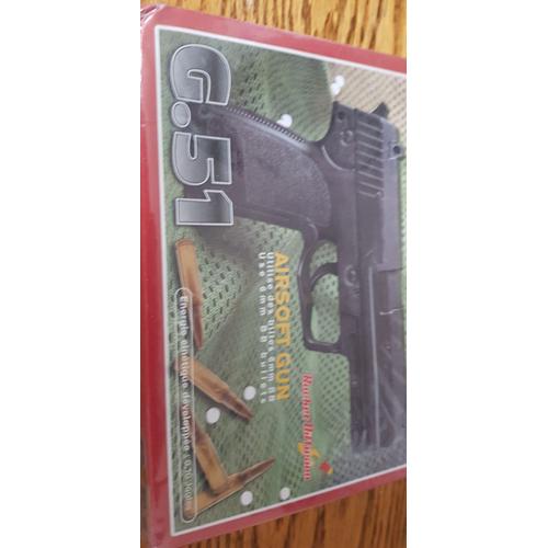 Air Soft Gun Pistollet A Billes G51